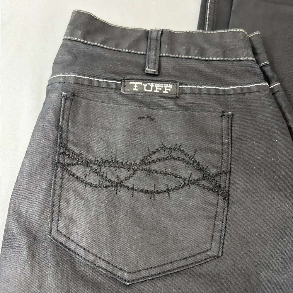 Black Women's Straight-Leg Jeans